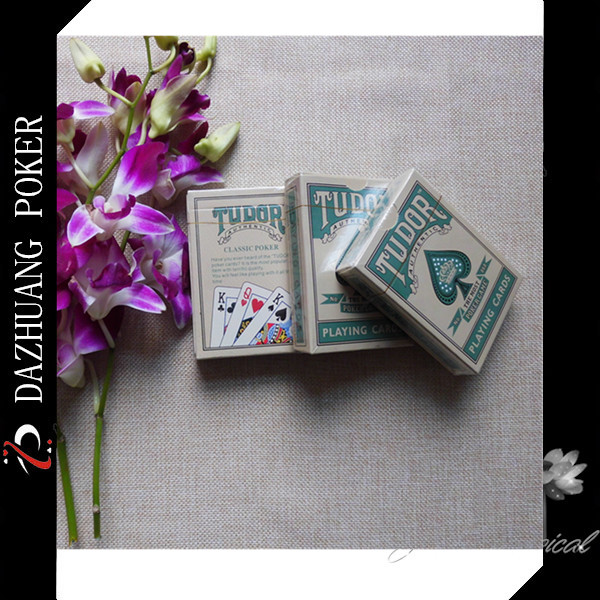 TUDOR BLUE CORE PAPER PLAYING CARD