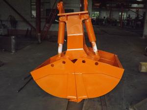 Buy cheap Long Durability Clamshell Bucket , 7-70 Ton Excavator Clamshell Attachment product