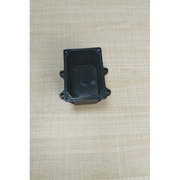 Black Injection Molded Plastic Parts Texturing Polished Surface Treatment