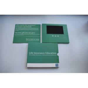 Buy cheap Personalized Digital Video Book Rechargeable For Invitation IPS Screen product