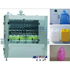 China PLC Controlled Automatic Bottle Filling Equipment Automatic Bottle Filler on sale