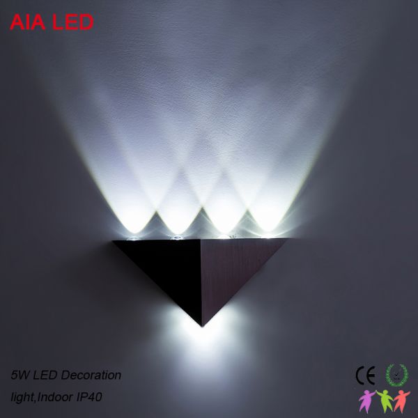 Black+Silver LED wall light /inside led wall lamps for drawing room