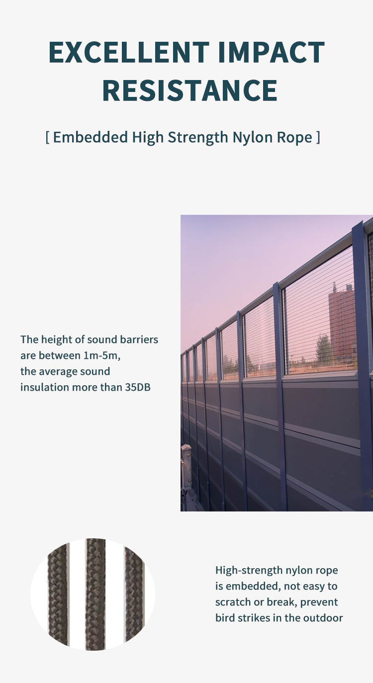 100% Virgin Misubishi MMA Cast Acrylic Sheet for Sound Barrier Fence in Sound Barrier Panel Type