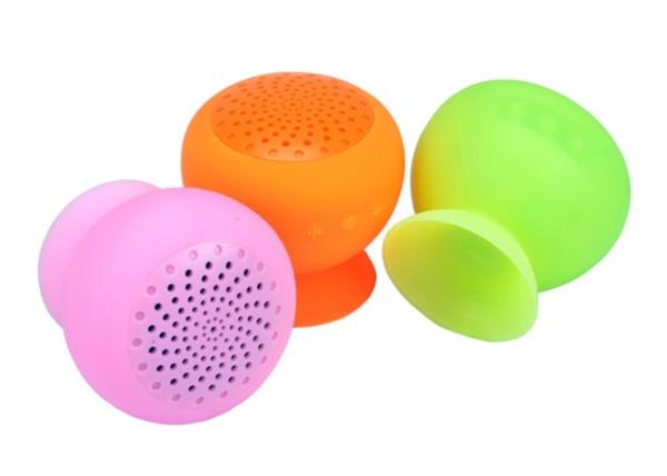 Quality Silicon Mushroom Portable Mini Speaker, Bathroom Portable Bluetooth Speaker for sale