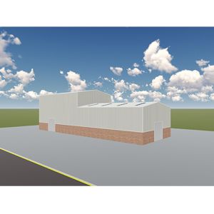 Commercial Galvanized Steel Structure Warehouse Prefabricated Warehouse