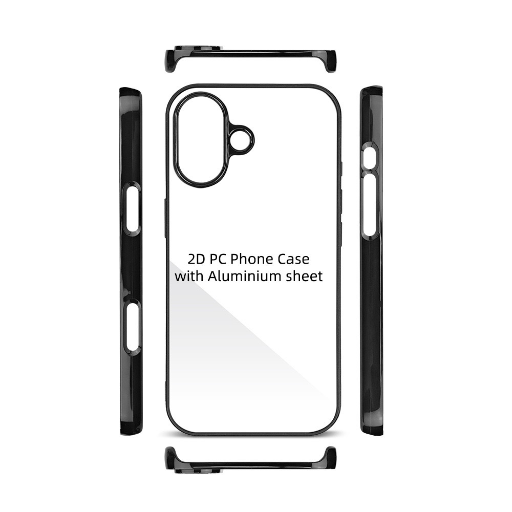 Iphone 16 Pro Phone Case For Sublimation Custom Printing 2D PC Blank Sublimation