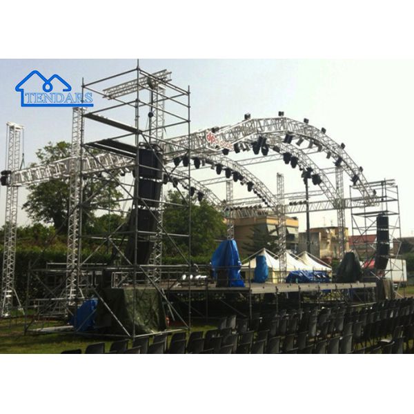Factory Provide Aluminum Alloy Events Stage Truss Structure Assemble Stage Truss Aluminum Truss