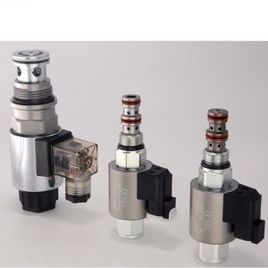 Automotive Threaded Solenoid Cartridge Valve 24V Three Way Hydraulic Valve