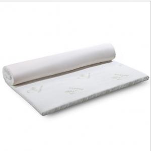 China Home Sleep King Size Mattress Topper , Thin Solid White Soft Mattress Topper  on sale