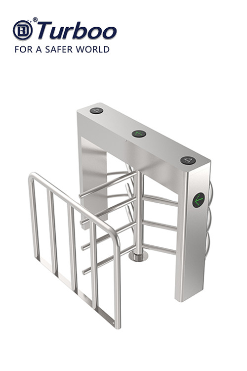 Buy cheap Access Control Half Height Turnstile / SUS 304 Stainless Security Turnstile product
