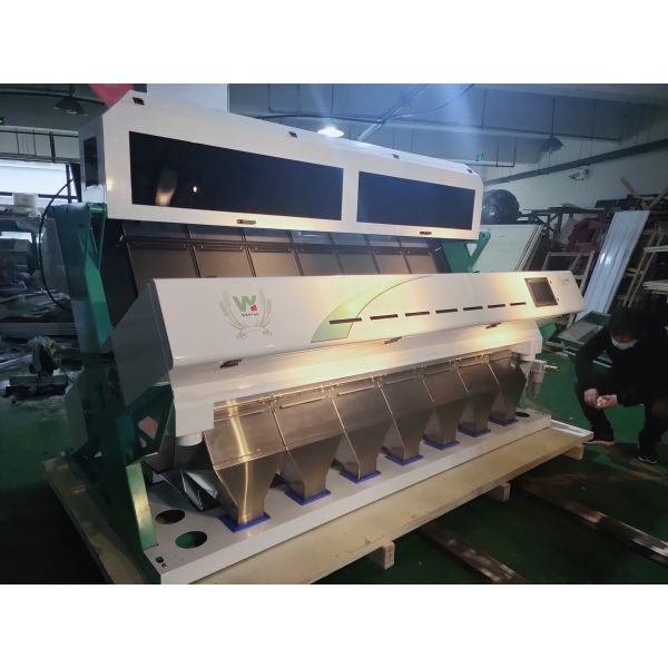 Flexem Humanized Touch Screen Almond Sorting Machine 7 Chutes