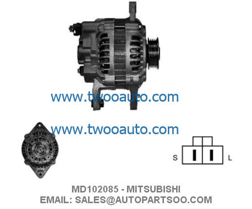Buy cheap MD012085 MD102085 - MITSUBISHI Alternator 12V 60A Alternadores product