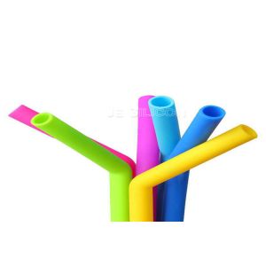 Buy cheap Collapsible Customized Silicone Bendy Straw Reusable Food Safety With Case product