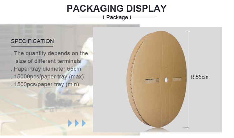 4p Brass Crimp Terminals 2.5mm Female Metal Stamping 3A 250V