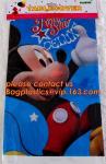 Custom Printed Plastic Waterproof Halloween Table Cloth, custom printed plastic