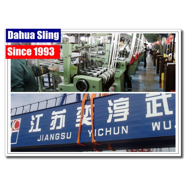 High Tenacity Yellow Endless Lifting Slings 3000KG Working Load Rainproof