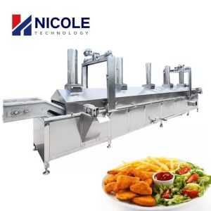 SUS 304 Automatic Deep Fryer Machine Multifunctional Customized