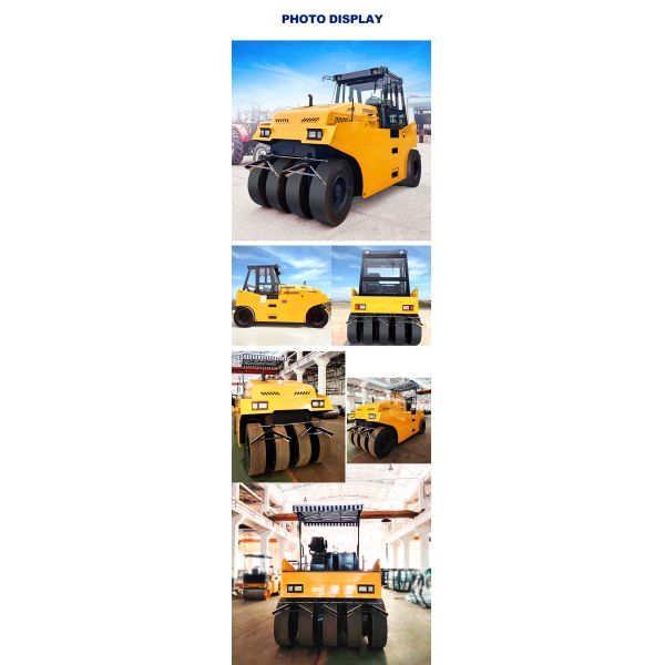 Multiple Wheel Road Roller 16 Ton Pneumatic Tyre Compactor Hydraulic Stationary Roller Roller