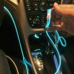 3m Modified Car Lights EL Cold Light Line With USB DIY T Dashboard Console LED