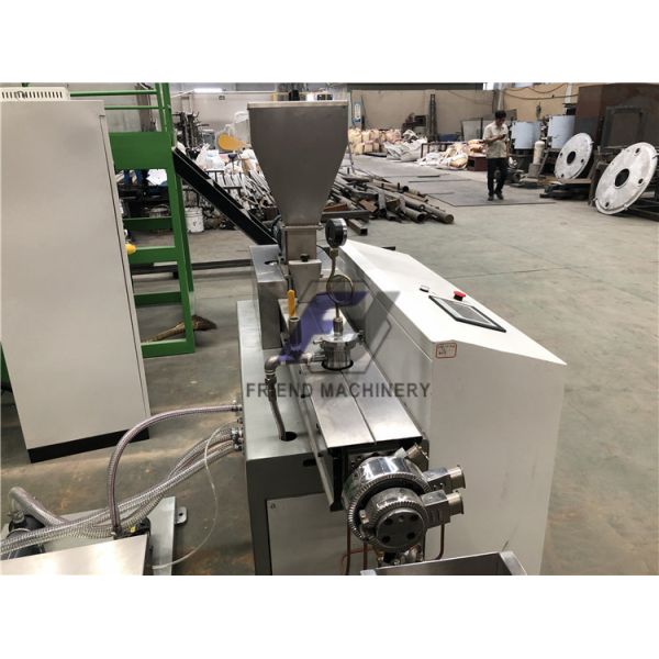 Mini Parallel PET Plastic Recycling Line Double Screw PET Pelletizing Machine