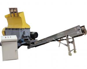 China 37KW Wood Pallet Crusher Machine Nail Wooden Pallet Crusher Machine With Magnetic on sale