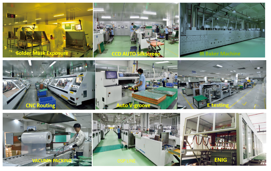 FR4 IT180 94V0 RoHS 2-4u" ENIG Multi Layer PCB HDI Printed Circuit Board