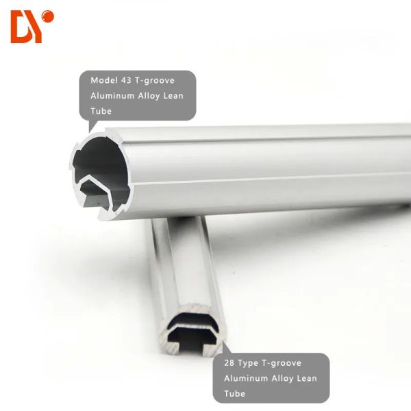 DY28-07A 1.2 General frame 6065-T5 aluminium lean pipes for workbench