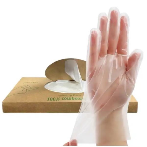 Biodegradable PLA Gloves Disposable Biodegradable Gloves Disposable Tableware Food Grade Gloves