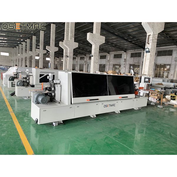 Width 60mm PVC Woodworking Edge Banding Machine 7 Functions
