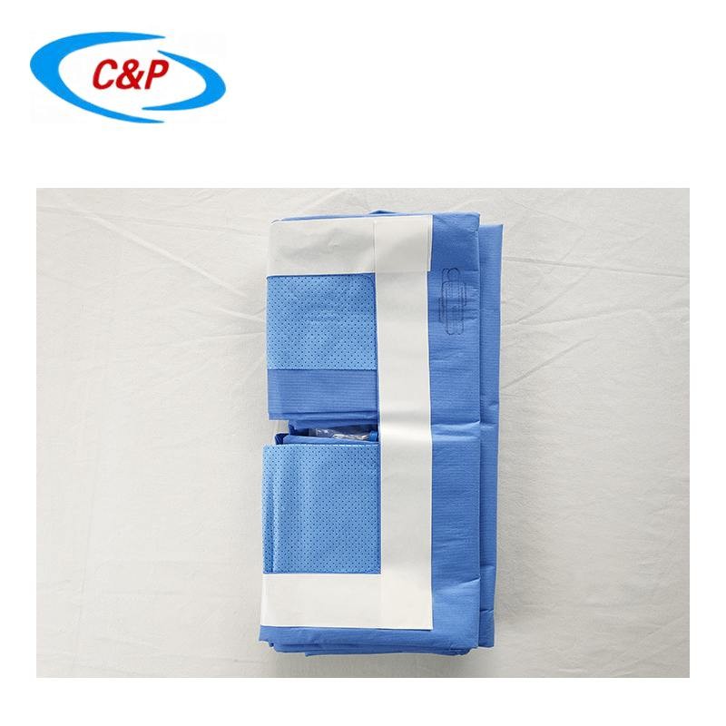 Customized Disposable Laparoscopy Drapes Fenestrated Surgical Drape