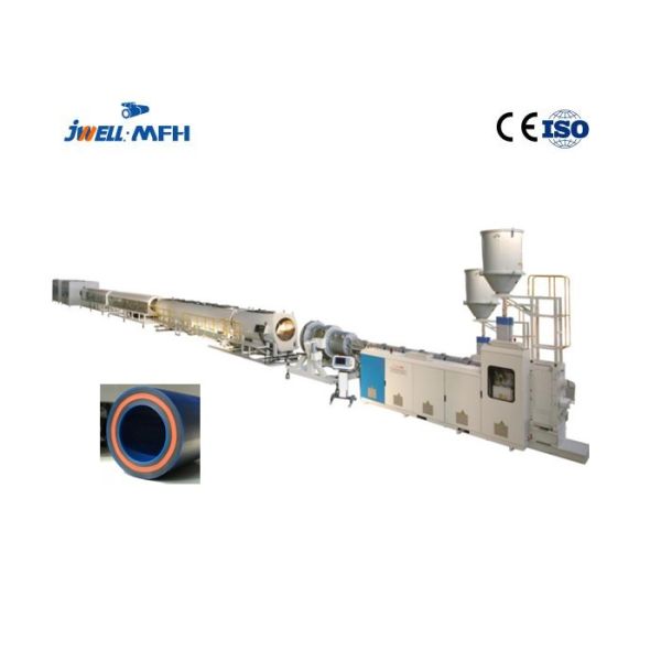 High Automation HDPE Three Layer Composite Pipe Making Machine For Water Supply