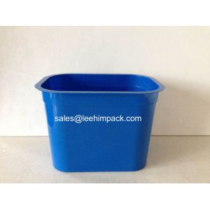 800ml rectangular disposable food storage plastic pails