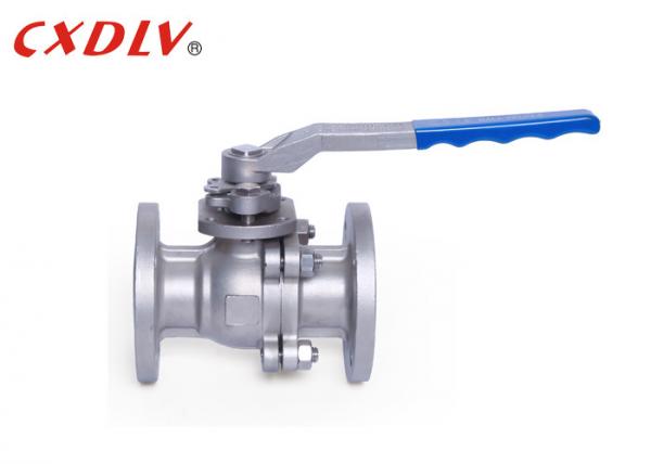 Quality ANSI Industrial Flanged Ball Valve Split Body Stainless Steel Floating Class 150 for sale