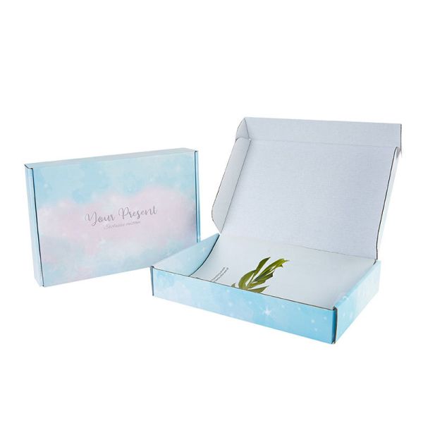 Custom Corrugated Cardboard Mailer Airplane Paper Box For Clothes And Shoes Packaging