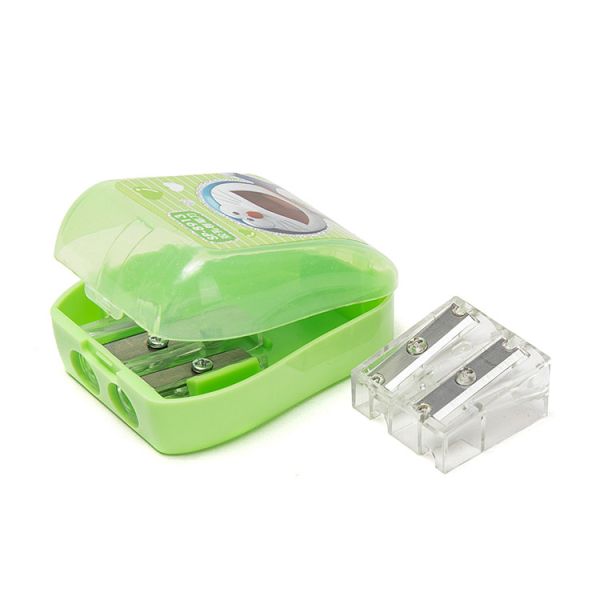 Anti Swallow Decal Cartoon Pencil Sharpener For Large Pencils