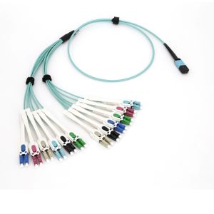 China G657A1 PVC LSZH MPO MTP Harness Cable Low Insertion Loss on sale