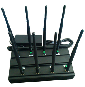 Quality WIFI jammer |12 Antennas Adjustable WiFi GPS VHF UHF LoJack 3G 4G All Bands Signal Blocker for sale