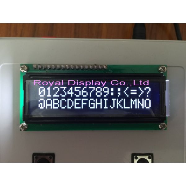 3.3V Monochrome Transmissive/Transflective/Reflective Character Blue/Green/Gray Stn Character LCD Modules