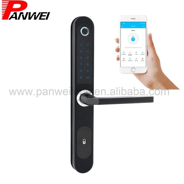 Quality Combination Lock With Fingerprint & Passcode APP Opening Easy Install for sale