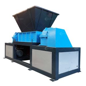 15000W Power Waste Tires Shredding Machine Double Shaft Shredder