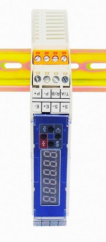 DIN Rail Mount Load Cell Display Unit | DIN Rail Force Meter Digital Indicator