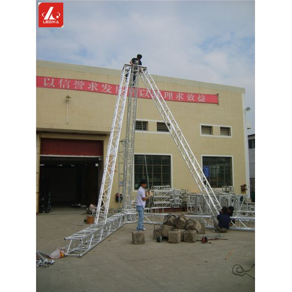 Aluminum Line Array Sound System Stand Speaker Hanging Truss With Custom Logo