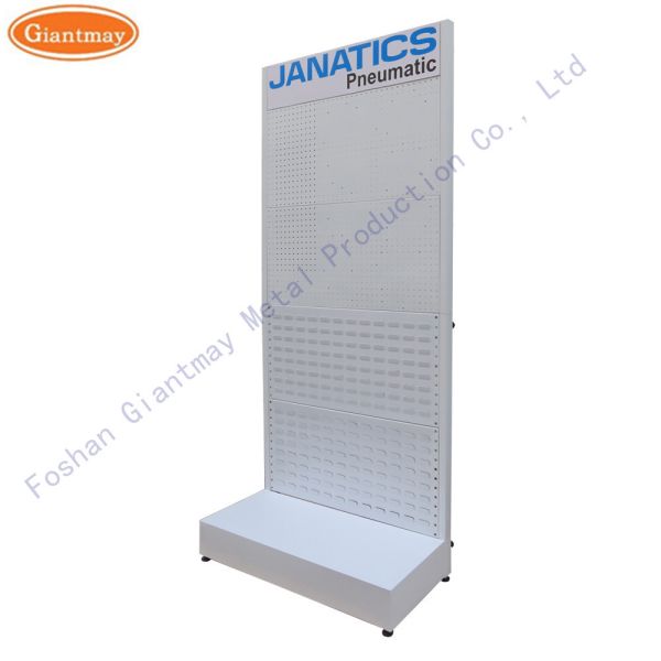 Metal Pegboard Hook Rack for Stores Retail Stand Display