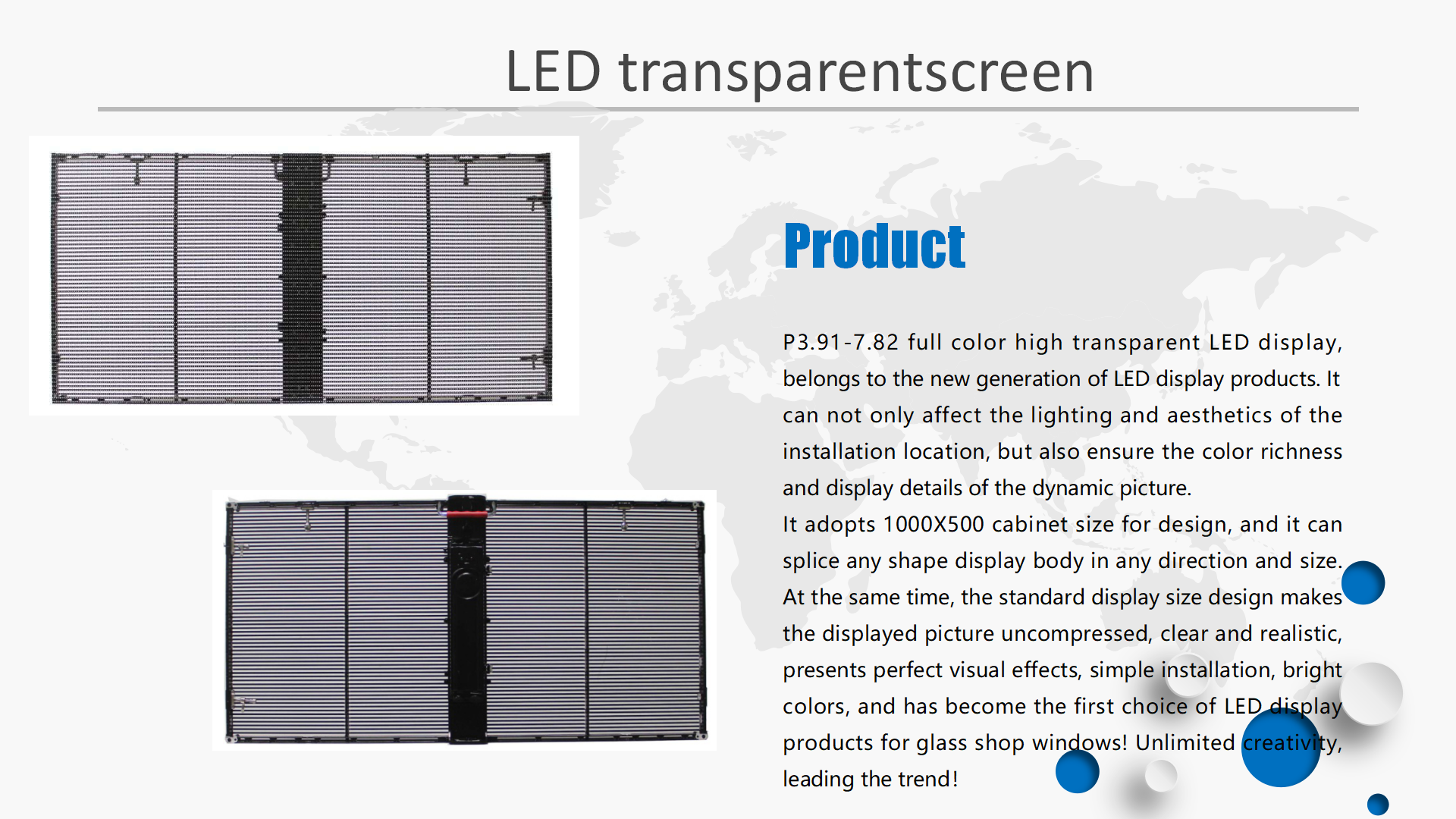 CCC 2121 1R1G1B Semi Outdoor LED Grid Screen