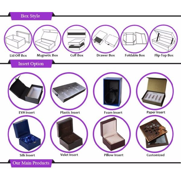 Customized Luxury Flower Cardboard Ribbon Gift Box