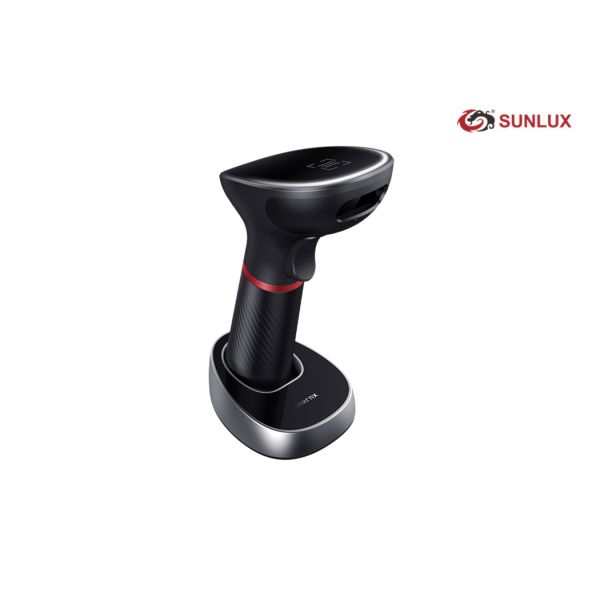 640 × 480 Pixels Bluetooth Laser Barcode Scanner / Vertical Charging Scanner
