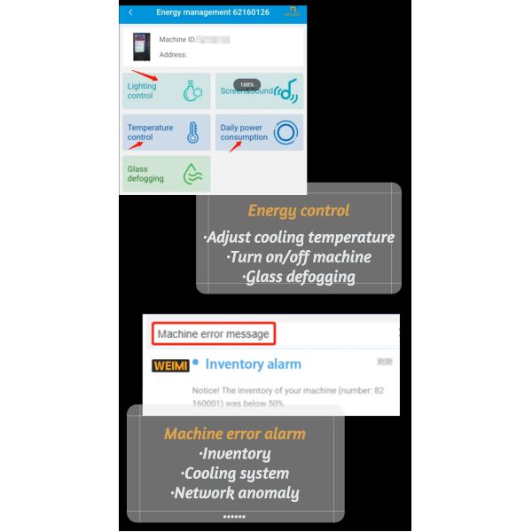 Micron 4G/WIFI customized Locker vending machine energy control