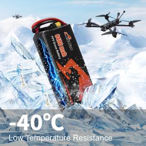Buy cheap Low Temperature FPV Li-ion battery Molicel 21700 P40A P42A 6S2P 8000mah 8400mah Lithium Ion Battery Pack Battery for FPV Drone product