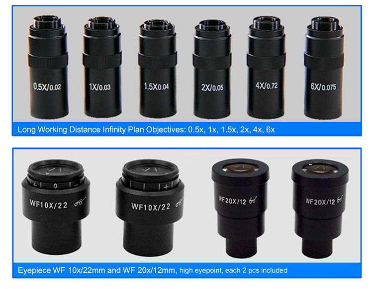 Forensic Comparison Microscope with 2x~240x Magnification LED Illumination and CE Certification for Laboratory Research