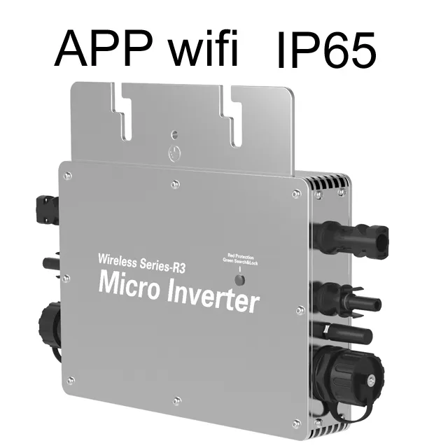 Compact Design 120V 230V PV Solar Micro Inverter Grid Tie System with IP65 Protection